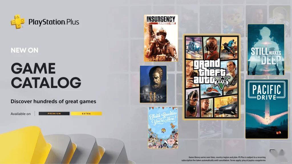 索尼 11 月 PlayStation Plus 新增游戏揭晓:《GTA 5》领衔